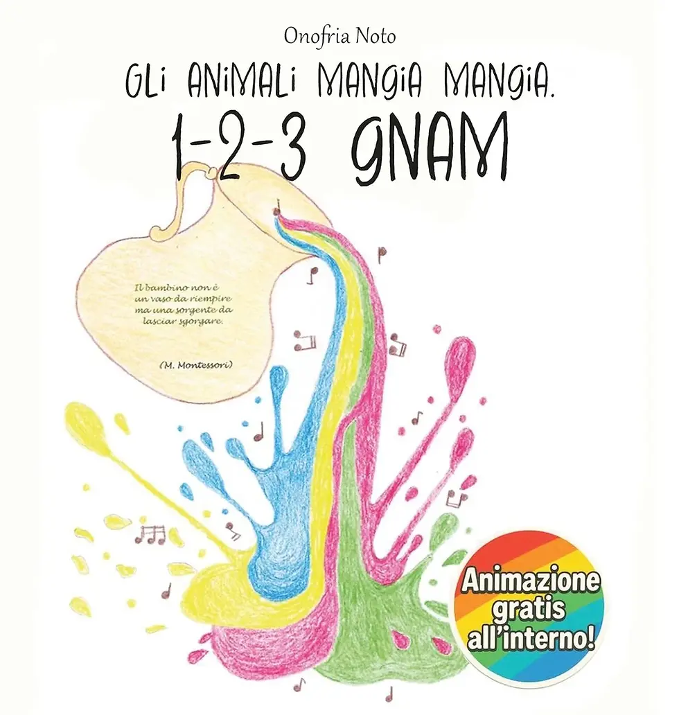 Gli Animali Mangia Mangia children's educational book by Norina Noto