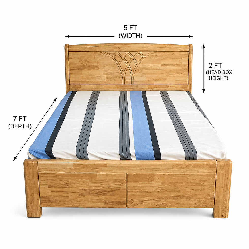 Thumbnail: Royal Grain Bed (Pine Wood)
