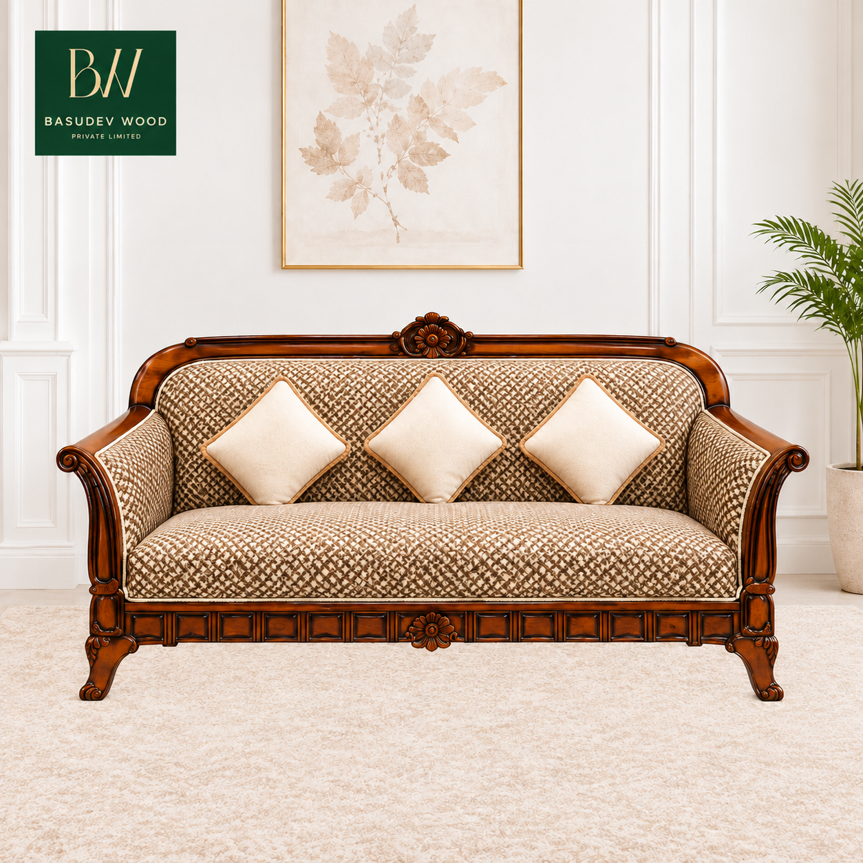 REGAL FABRIC SOFA 3 STR