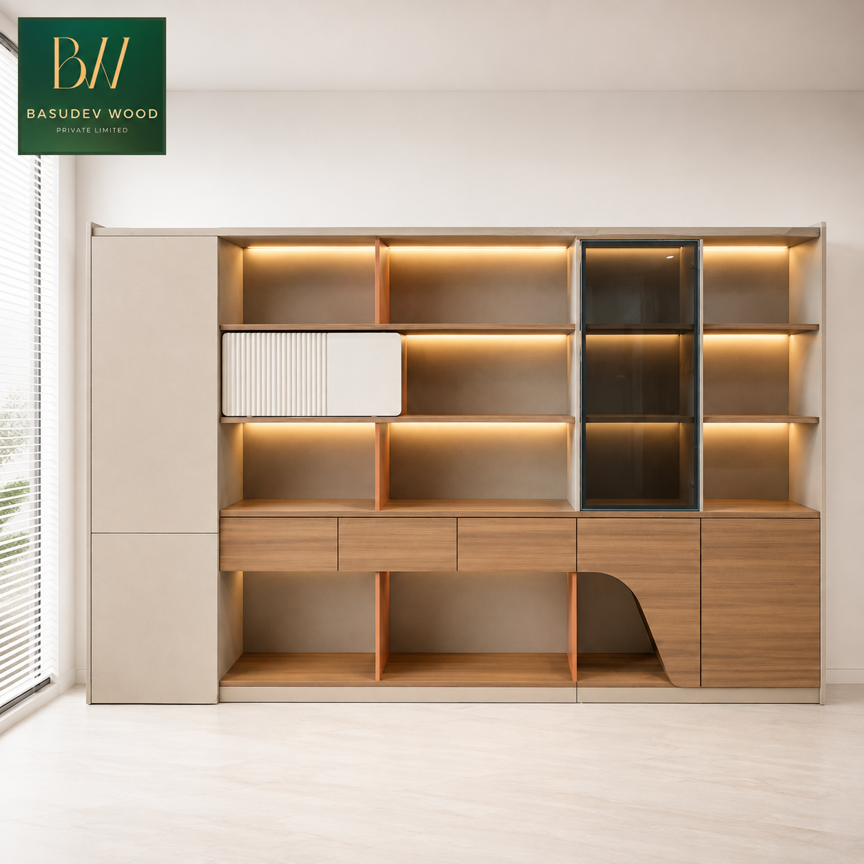 LUMORA Executive Display & Storage Cabinet