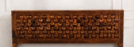 Thumbnail: Teak Weave Designer Bed ( HYDRAULIC WITH STORAGE)