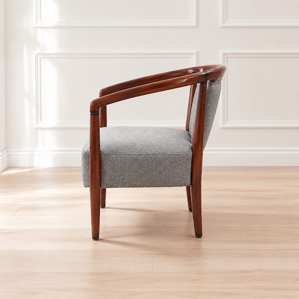 Thumbnail: Sterling Grey Teak wood Chair