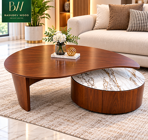 BASUIDEV WOOD CENTER TABLE