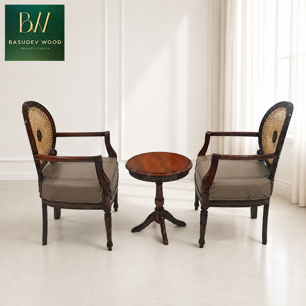 Vintage Royale Wooden Chair Set