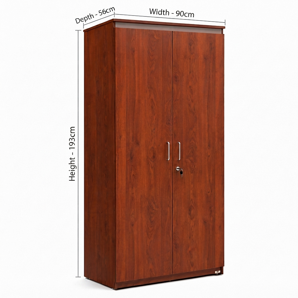 Thumbnail: THE OAKHEAVEN 2-DOOR WARDRPOBE