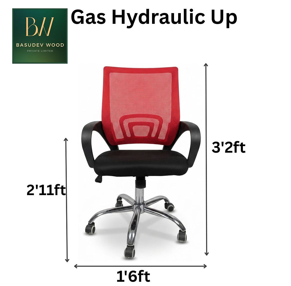 Thumbnail: VM406-red Medium Back Office Revolving Chair