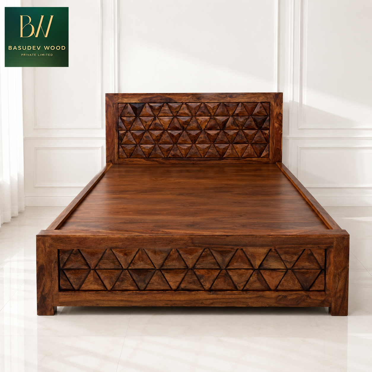 Prismara Geometric Bed
