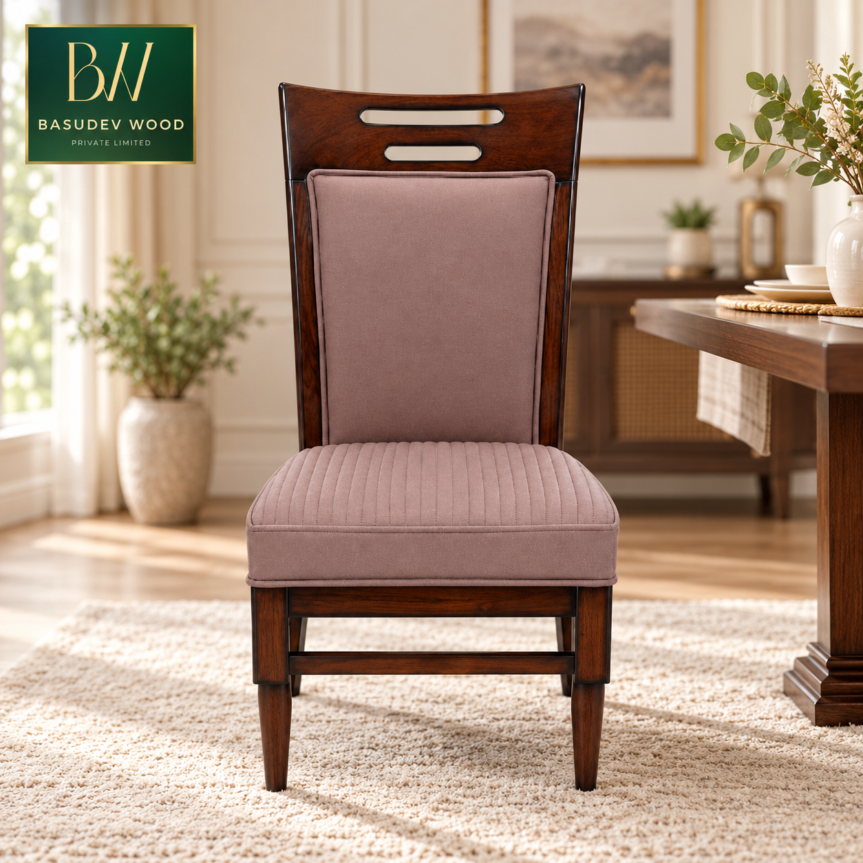 REGAL IVORY DINING CHAIR