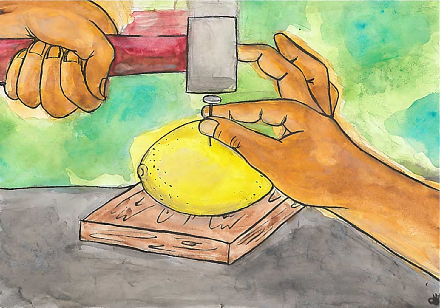 "when life gives you lemons...nail them"