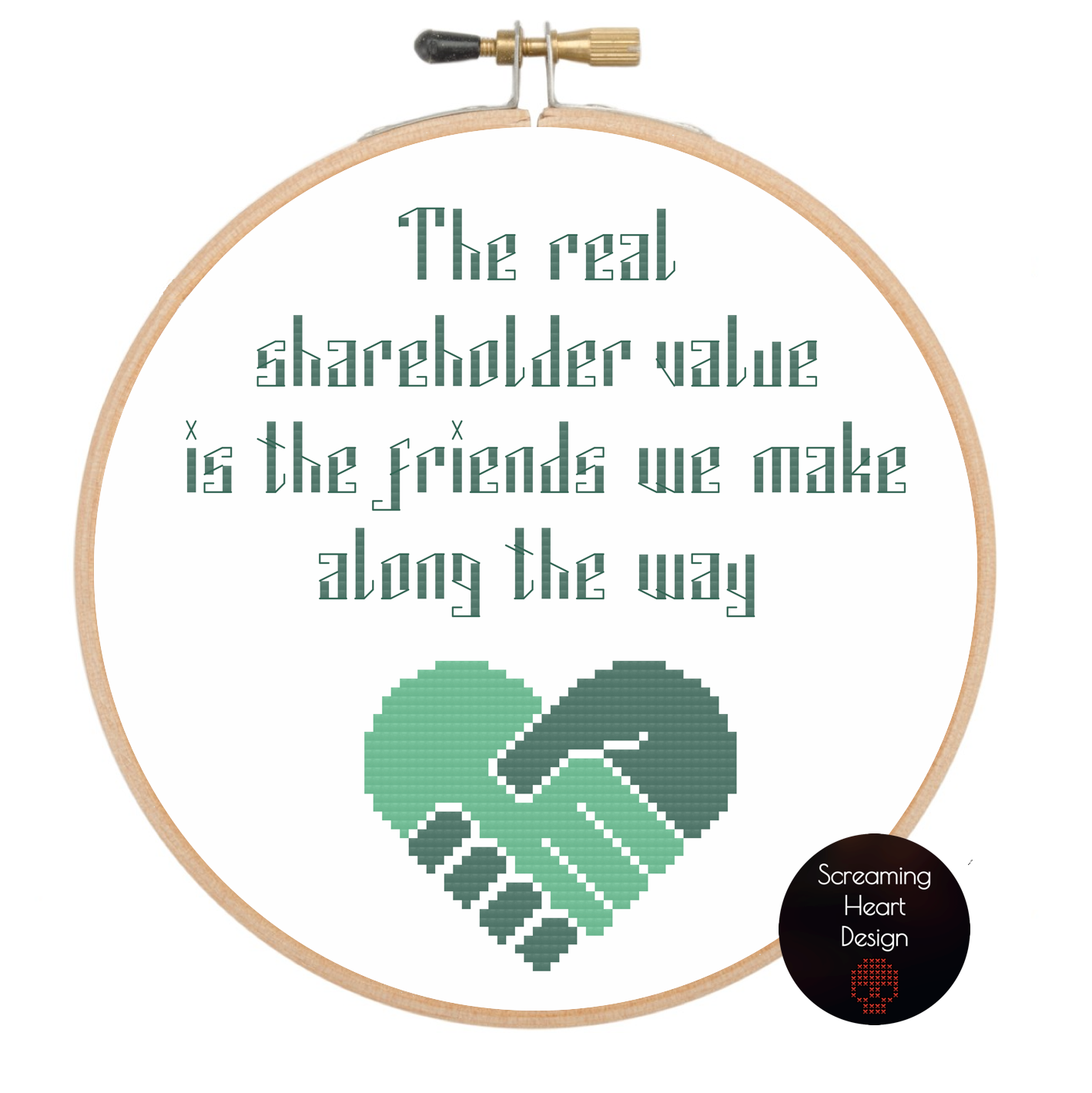 Real Shareholder Value - Cross Stitch Pattern