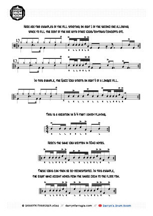 Thumbnail: A Steve Gadd Inspired Idea // PDF Download