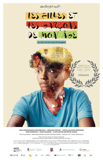 Movie Poster: LES FILLES ET LE GARÇON DE MON ÂGE (IT, CAN)