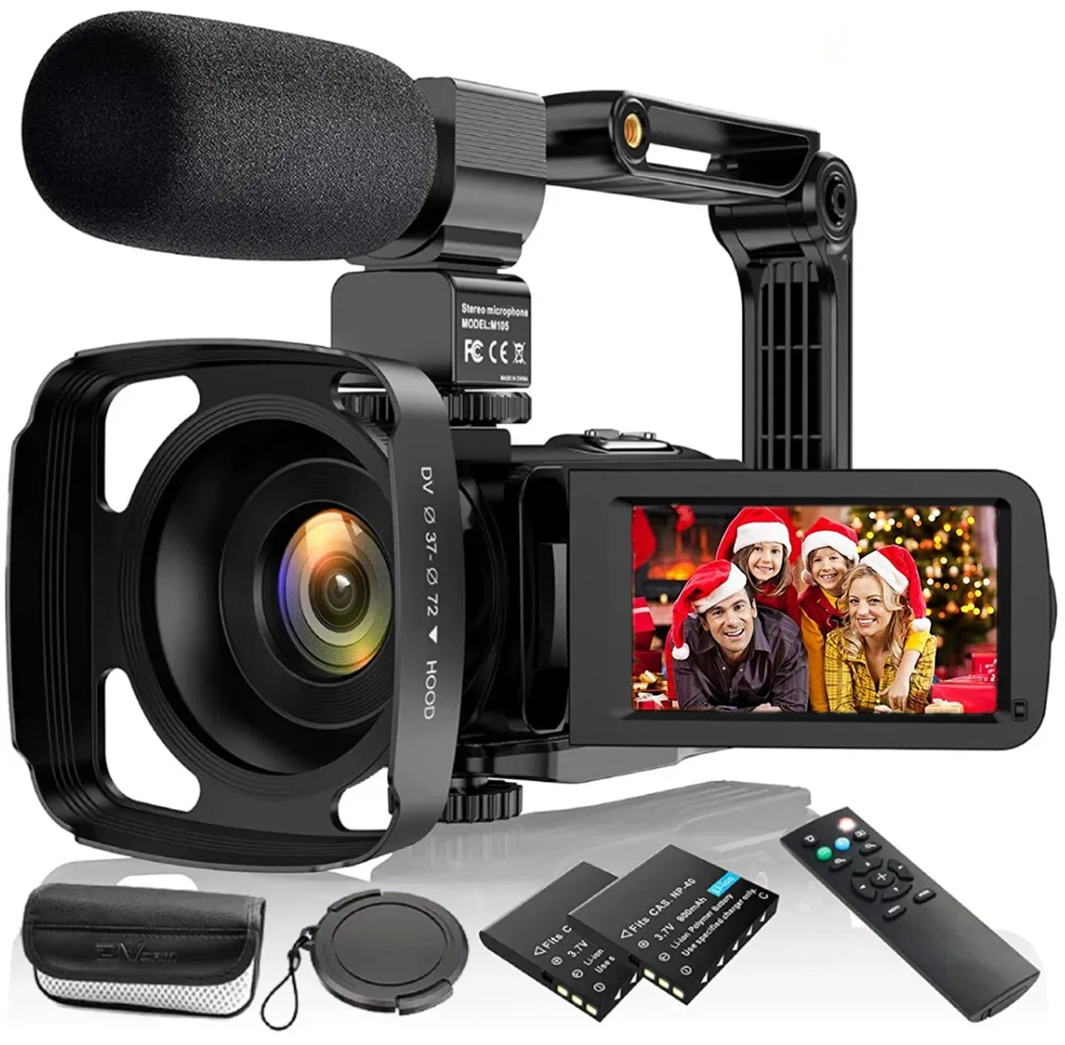 Video Camera Camcorder 2.7K for Youtube Vlogging Camera IPS 36MP Digital Camera 