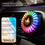 Thumbnail: Car Smart APP Control RGB Music Rhythm Lamp Air Freshener LED Strip Sound Contro