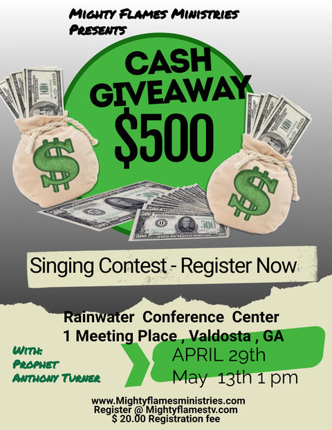 Cash Giveaway $500