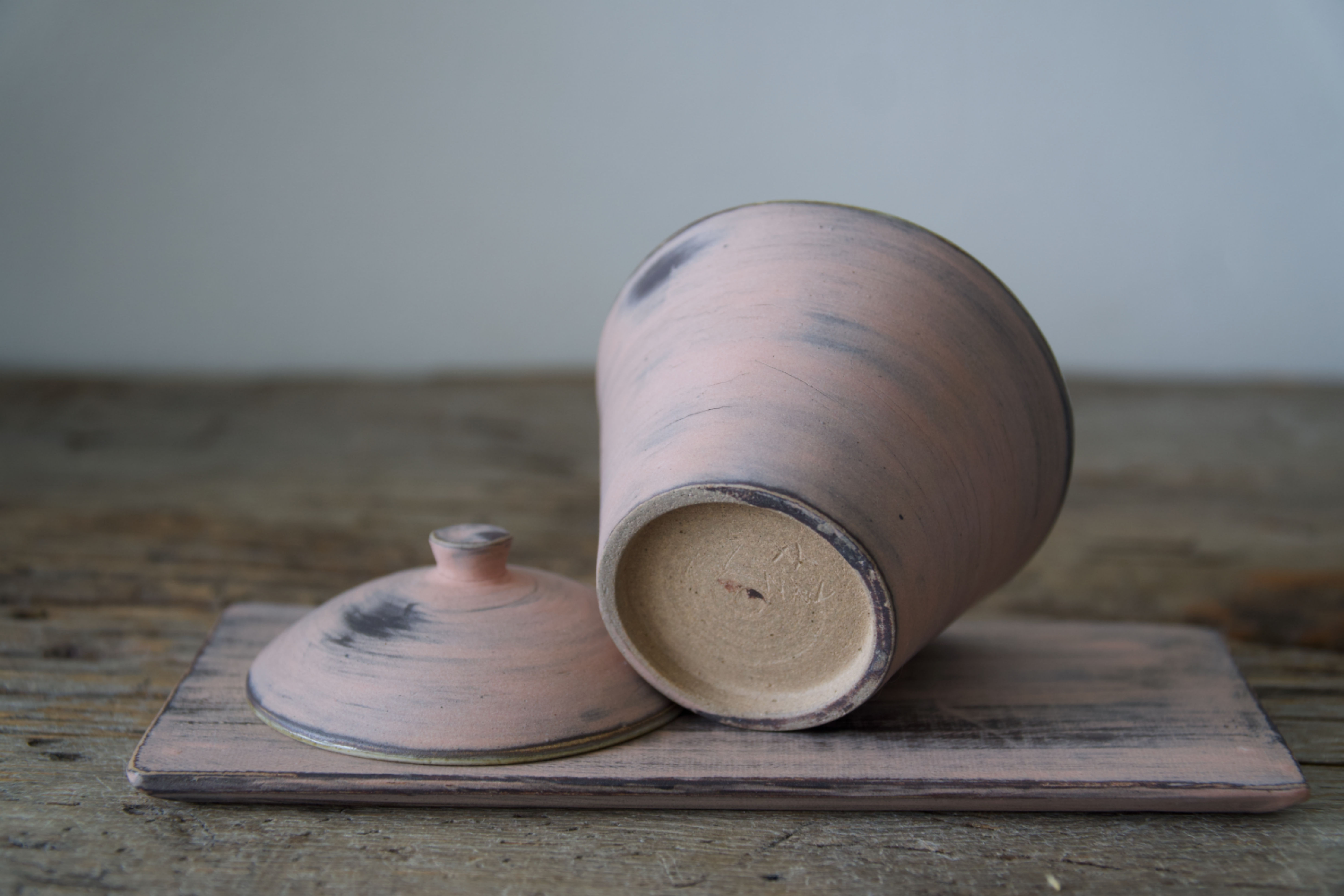 Pink Blossom Gaiwan with Tray #2 by Yang Hui Ting