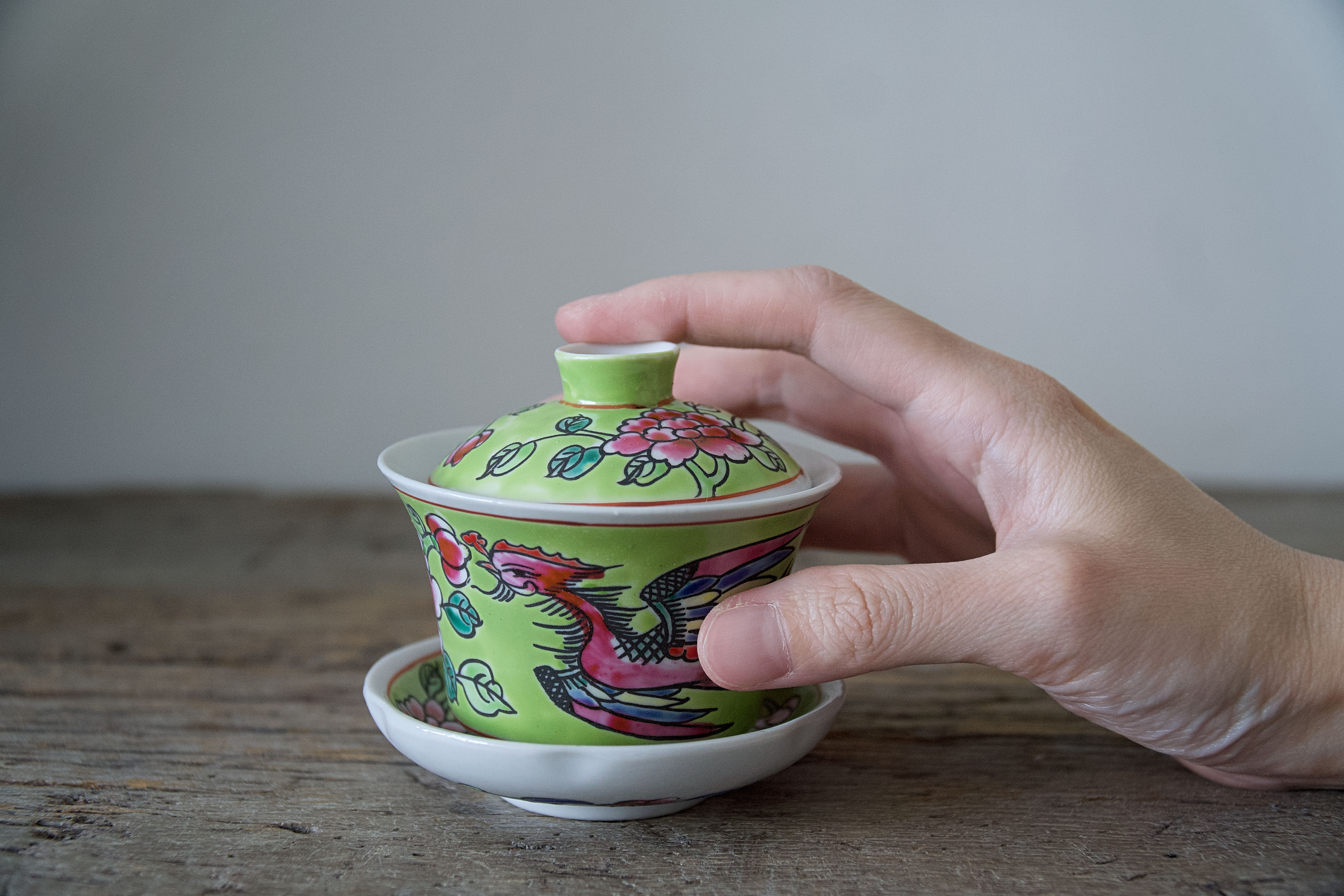 Lime Peranakan Gaiwan #1