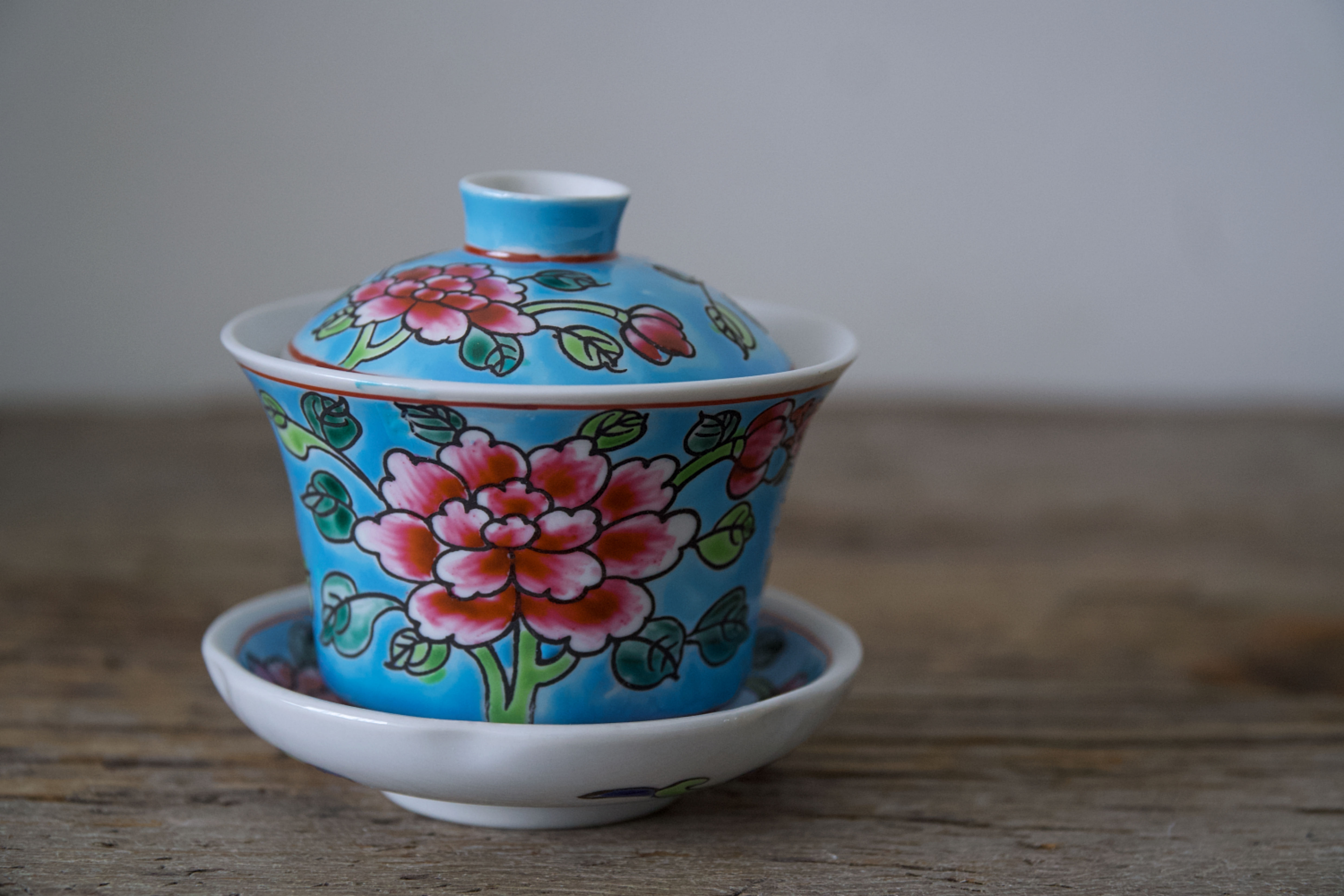 Azure Peranakan Gaiwan #2