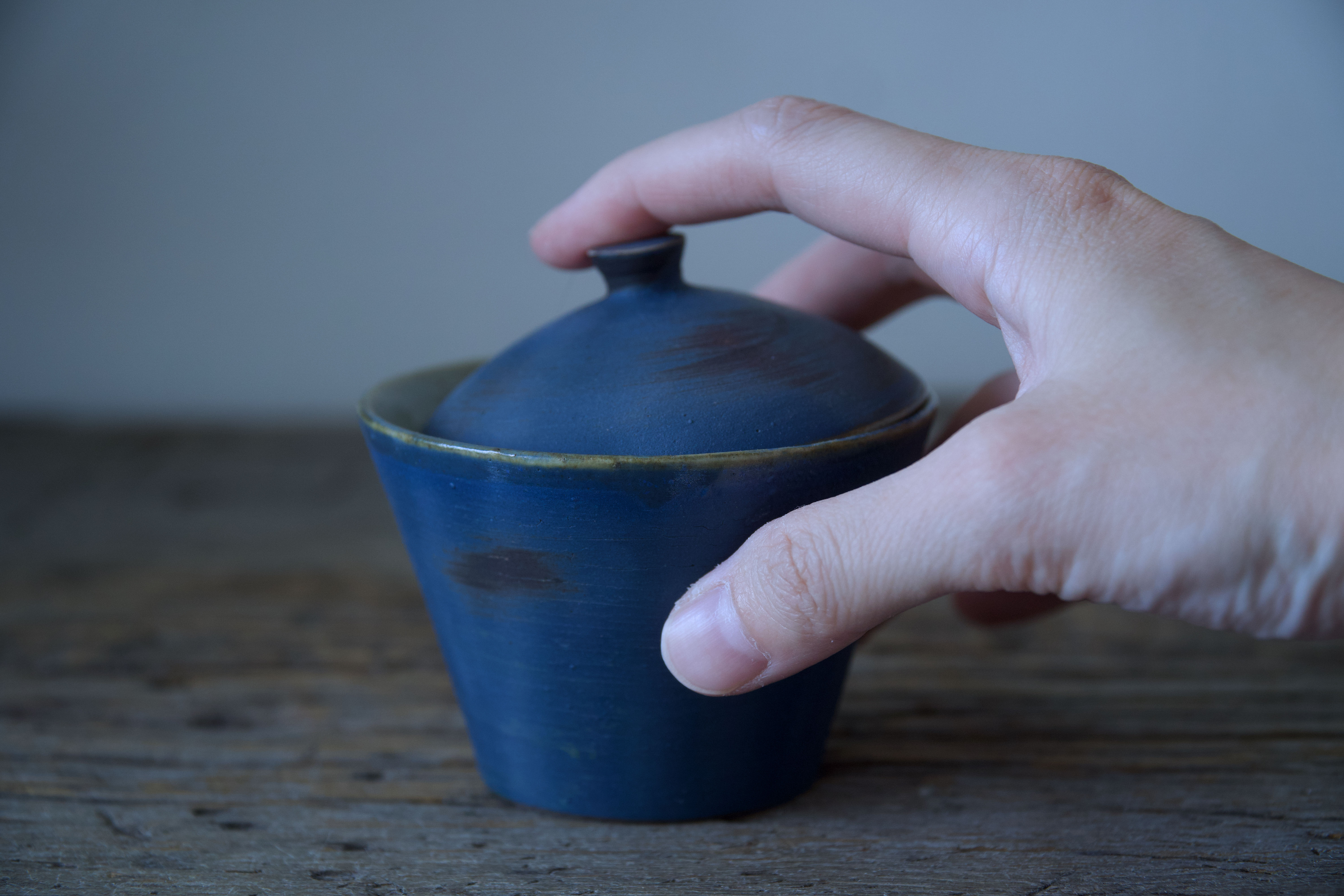 Ocean Blue Gaiwan by Yang Hui Ting