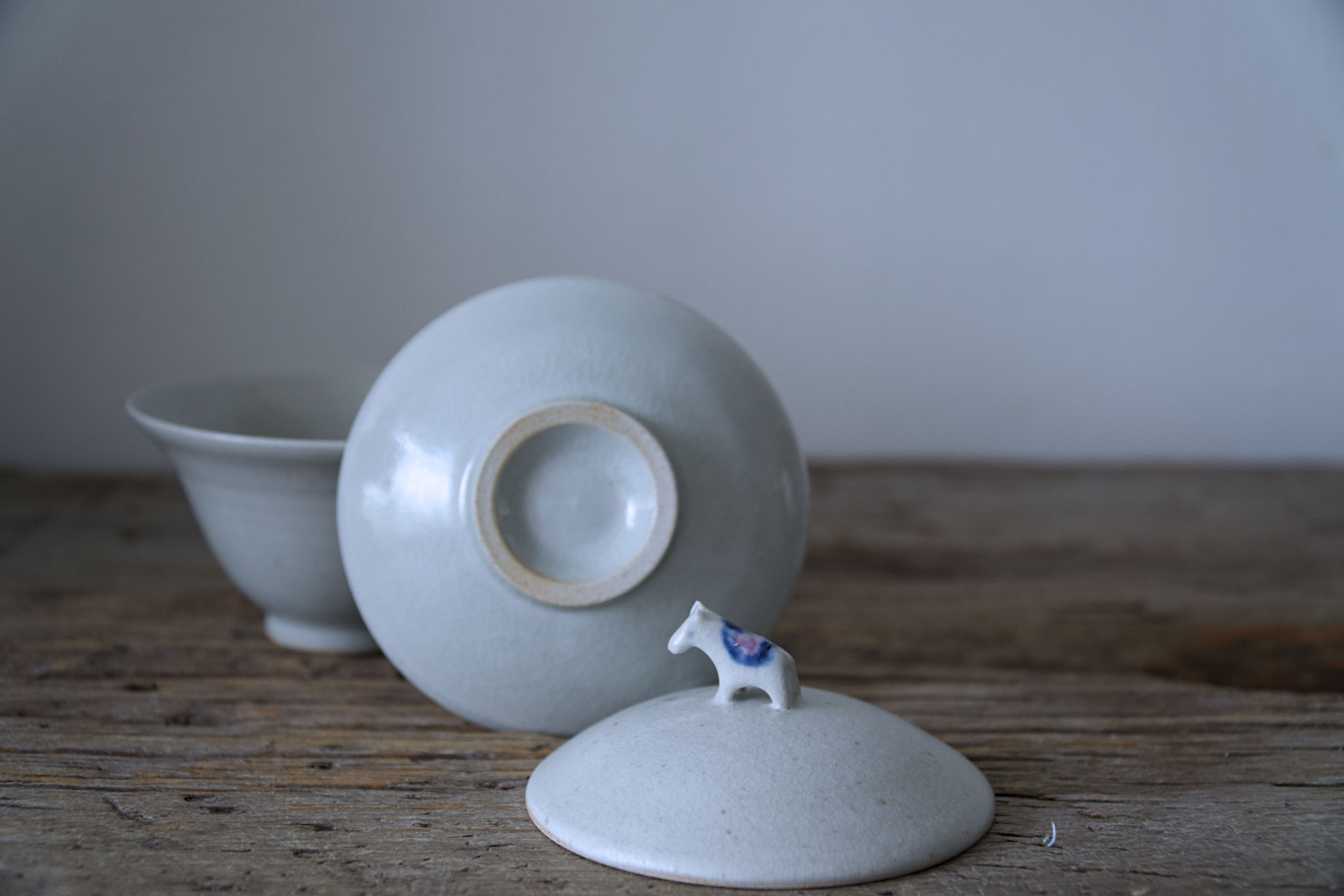 Porcelain Pony Gaiwan #1 by Yukiko Saito