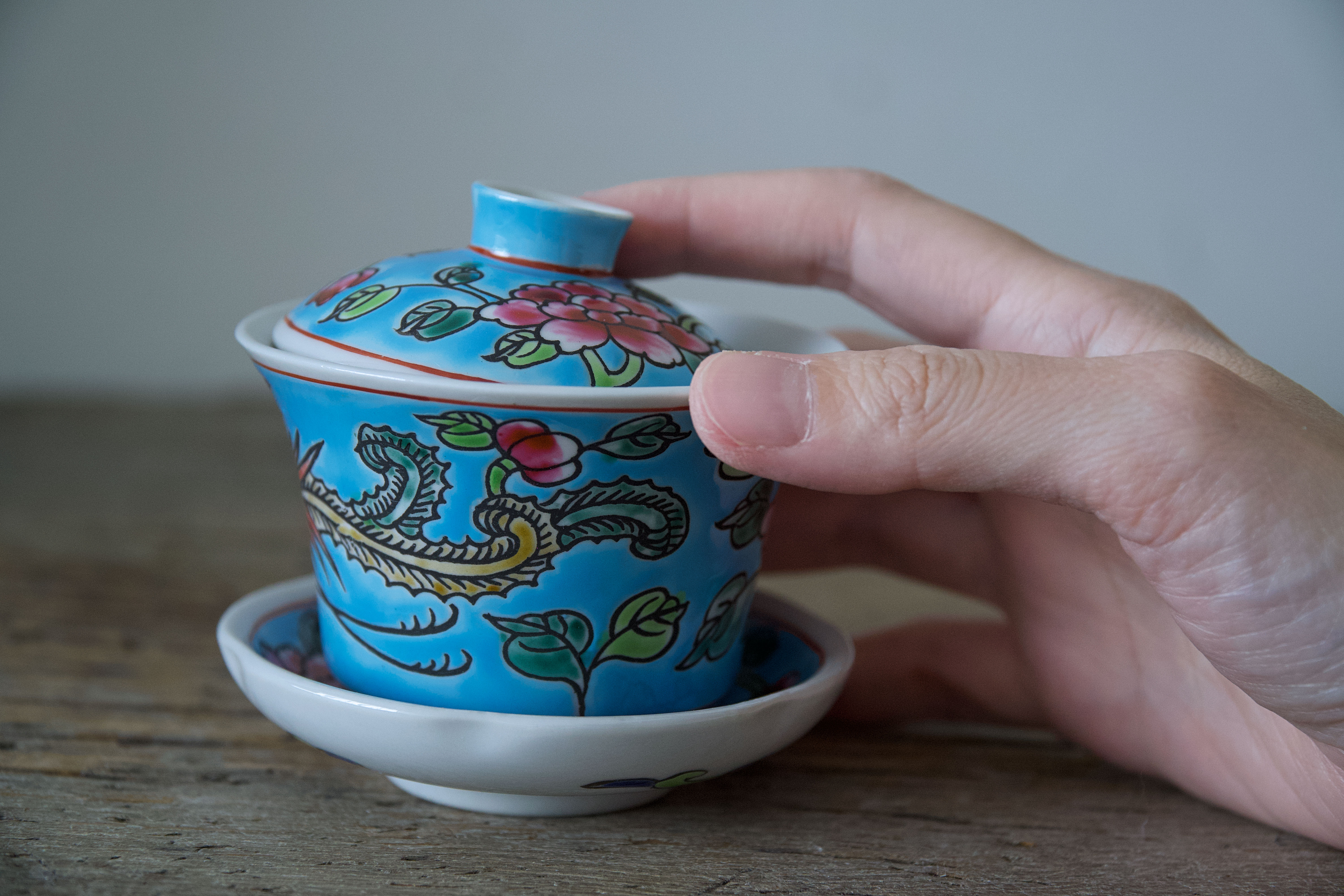 Azure Peranakan Gaiwan #2