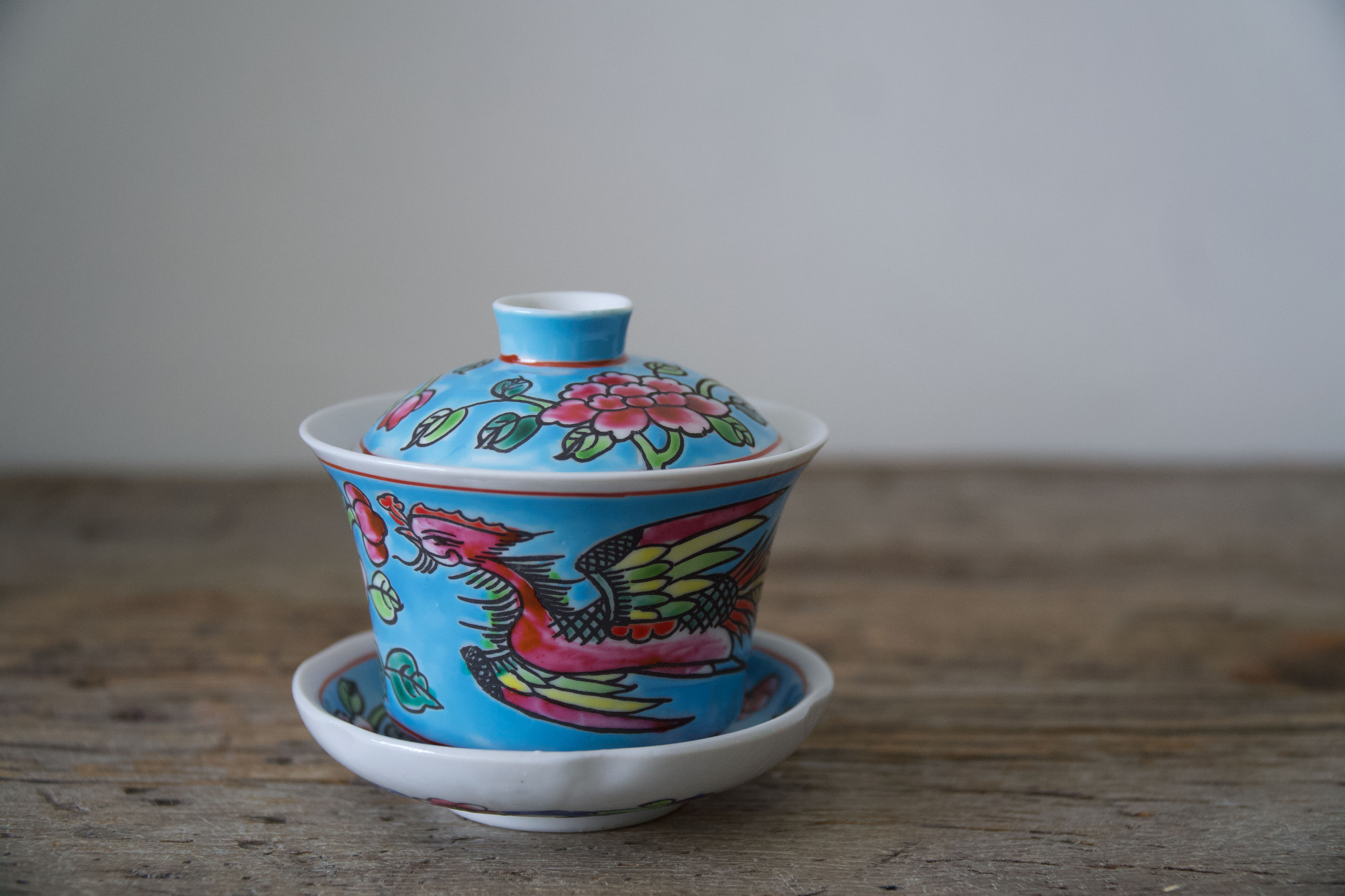 Azure Peranakan Gaiwan #1
