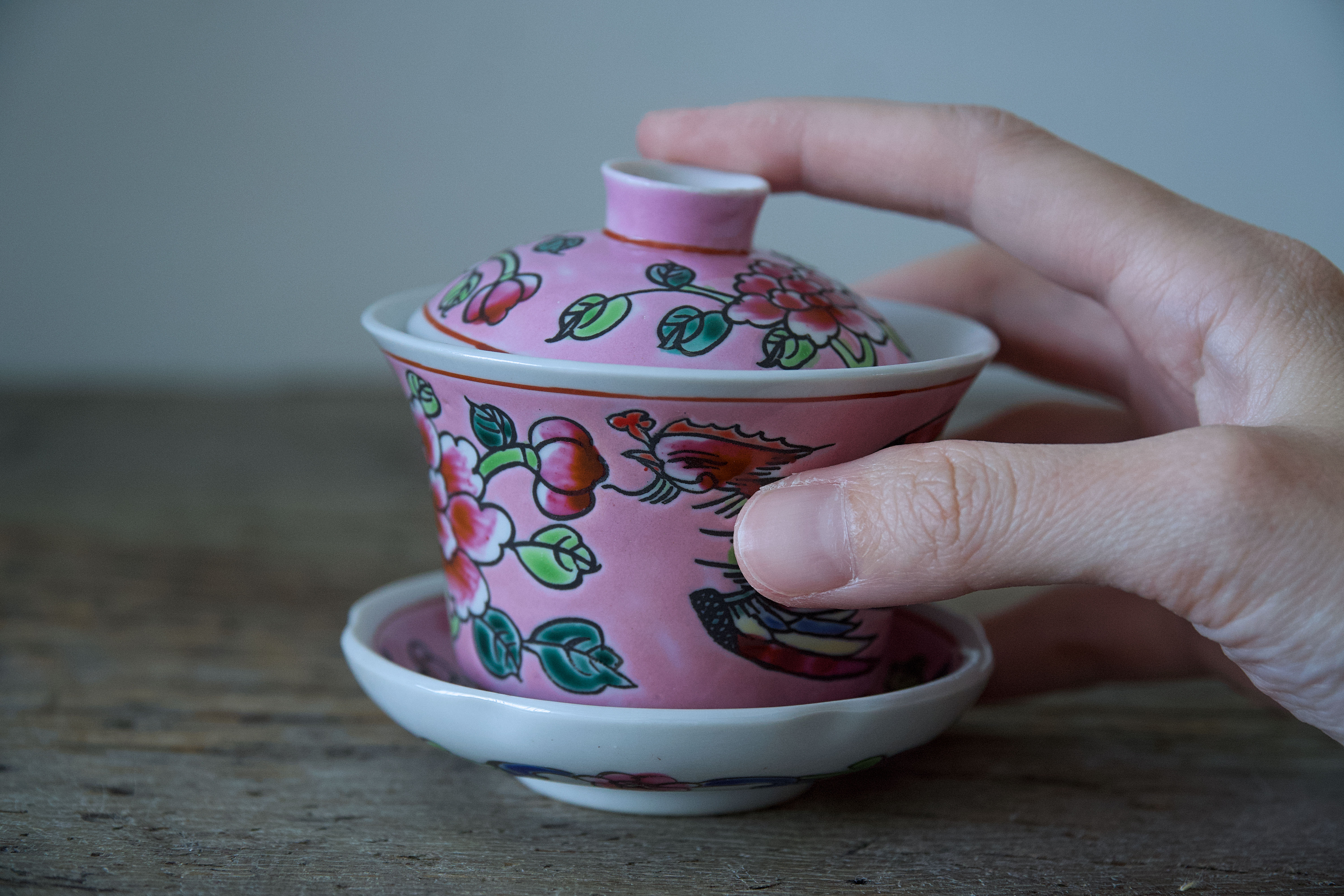 Pink Peranakan Gaiwan #2