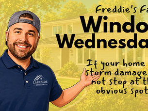 Window Wednesday: A Storm Damage Repair Project with Andersen Windows, Owens Corning Roofing, and LP SmartSide Siding