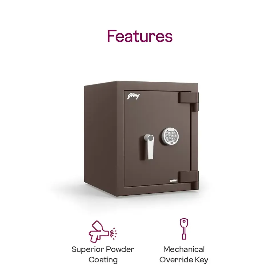 Thumbnail: Godrej Matrix 1814-12 V7 (59L) EL Coffee Home Locker