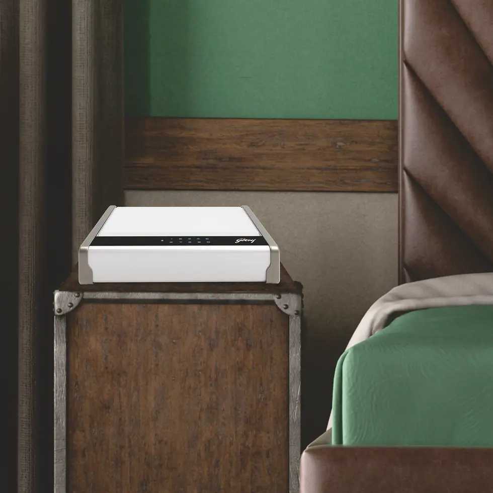 Thumbnail: Godrej Verge Personal Biometric Locker (White)