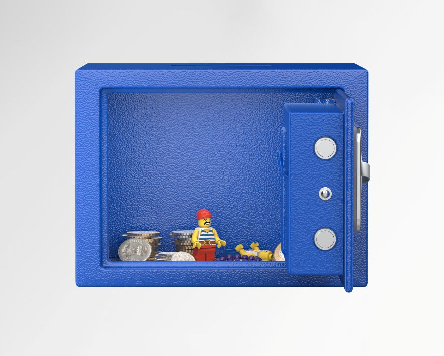 Thumbnail: Dream Box Digital 4.5L Kids Locker Blue