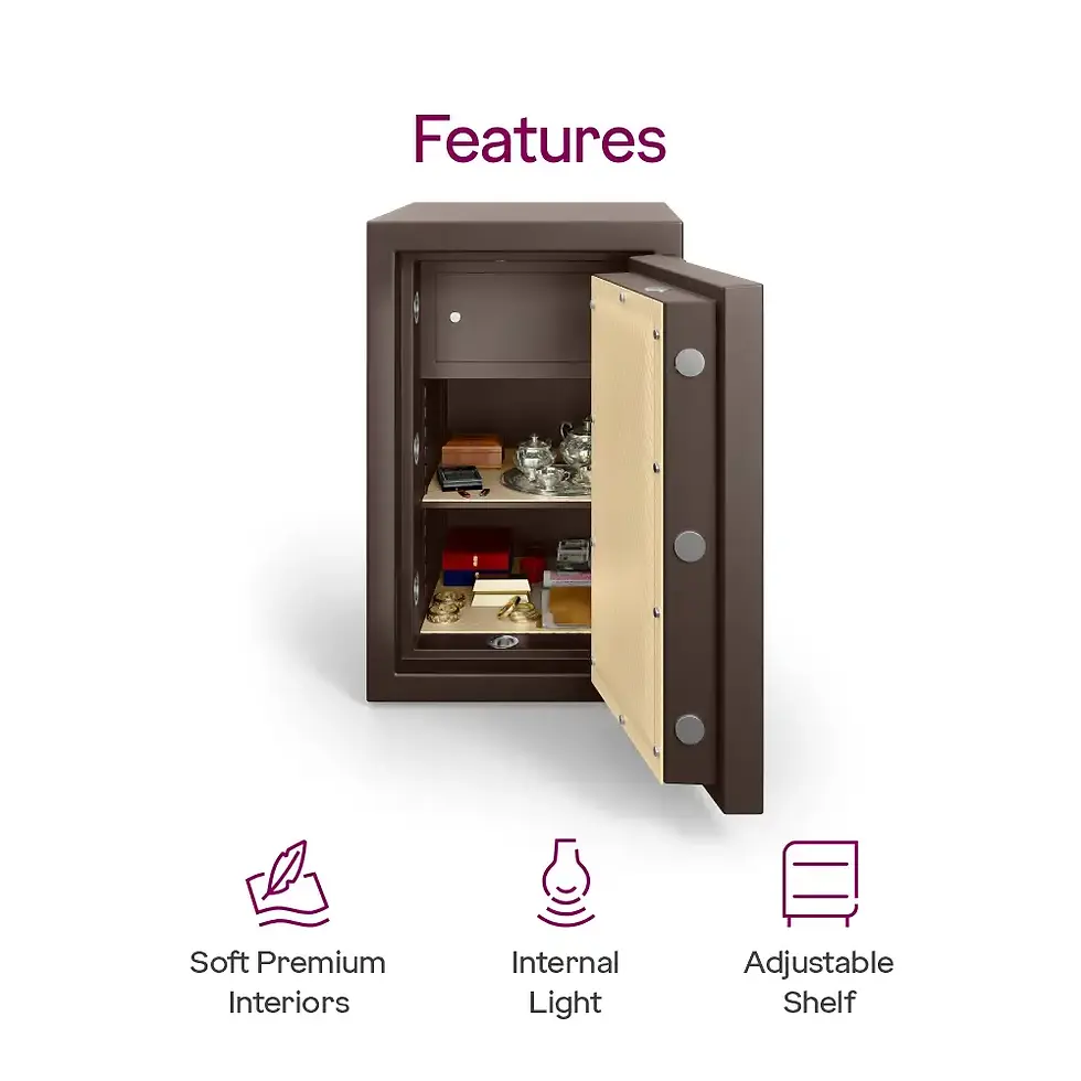 Thumbnail: Godrej Matrix 79L Home Locker with internal light and shelf