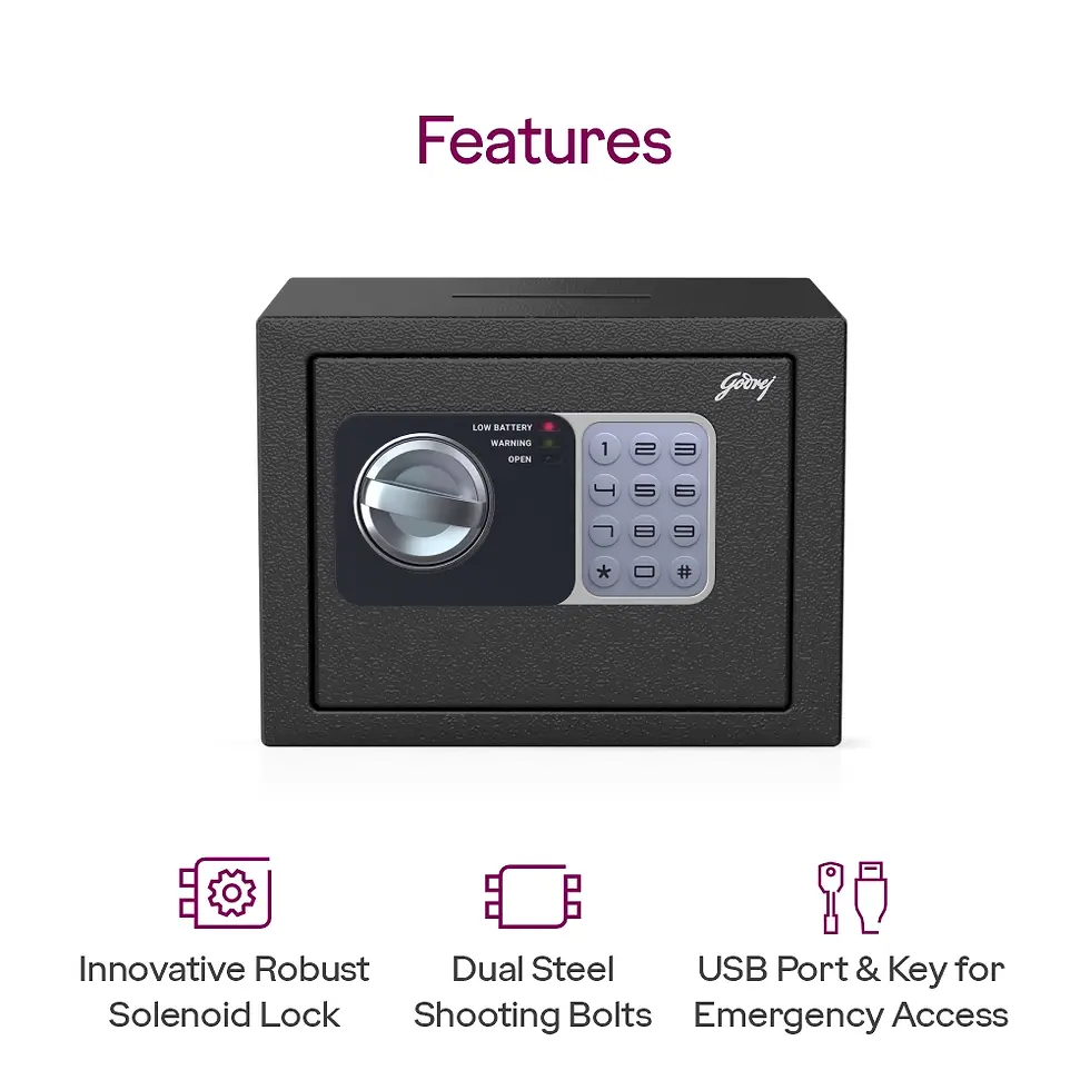 Thumbnail: Godrej Dream Box GS4.5L EL Black