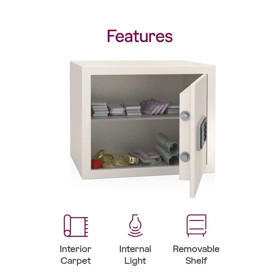 Thumbnail: Godrej NX Pro Digital (30L) Ivory Home Locker
