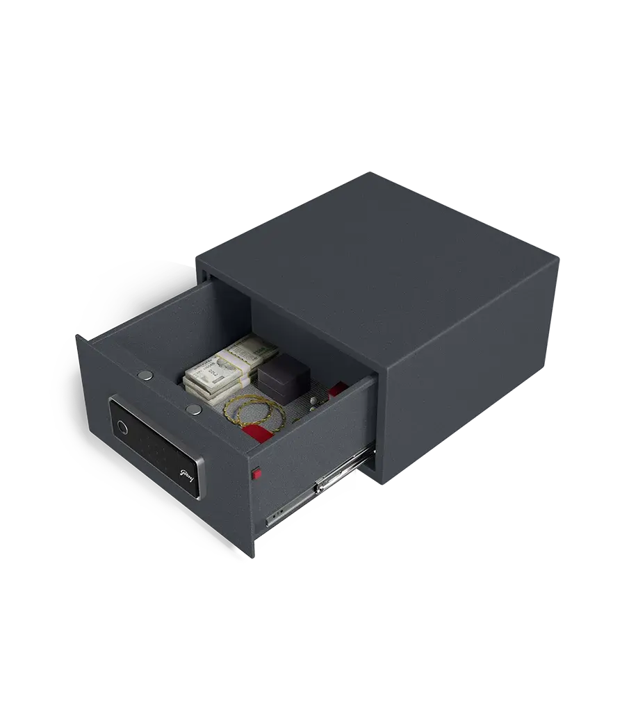 Thumbnail: Godrej Defender Prime Class BB EL Safe with open drawer