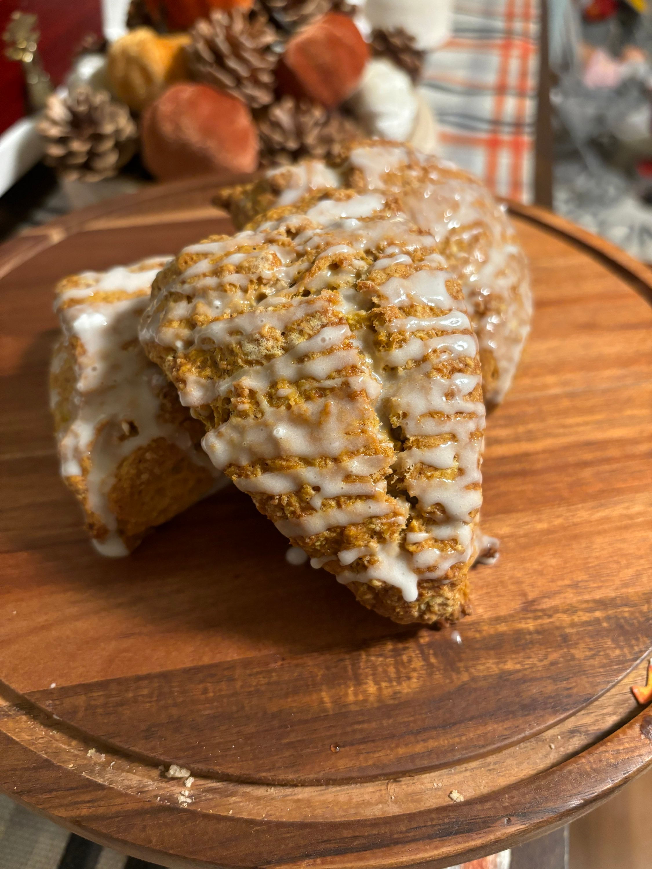 Pumpkin Spice Sourdough Scones
