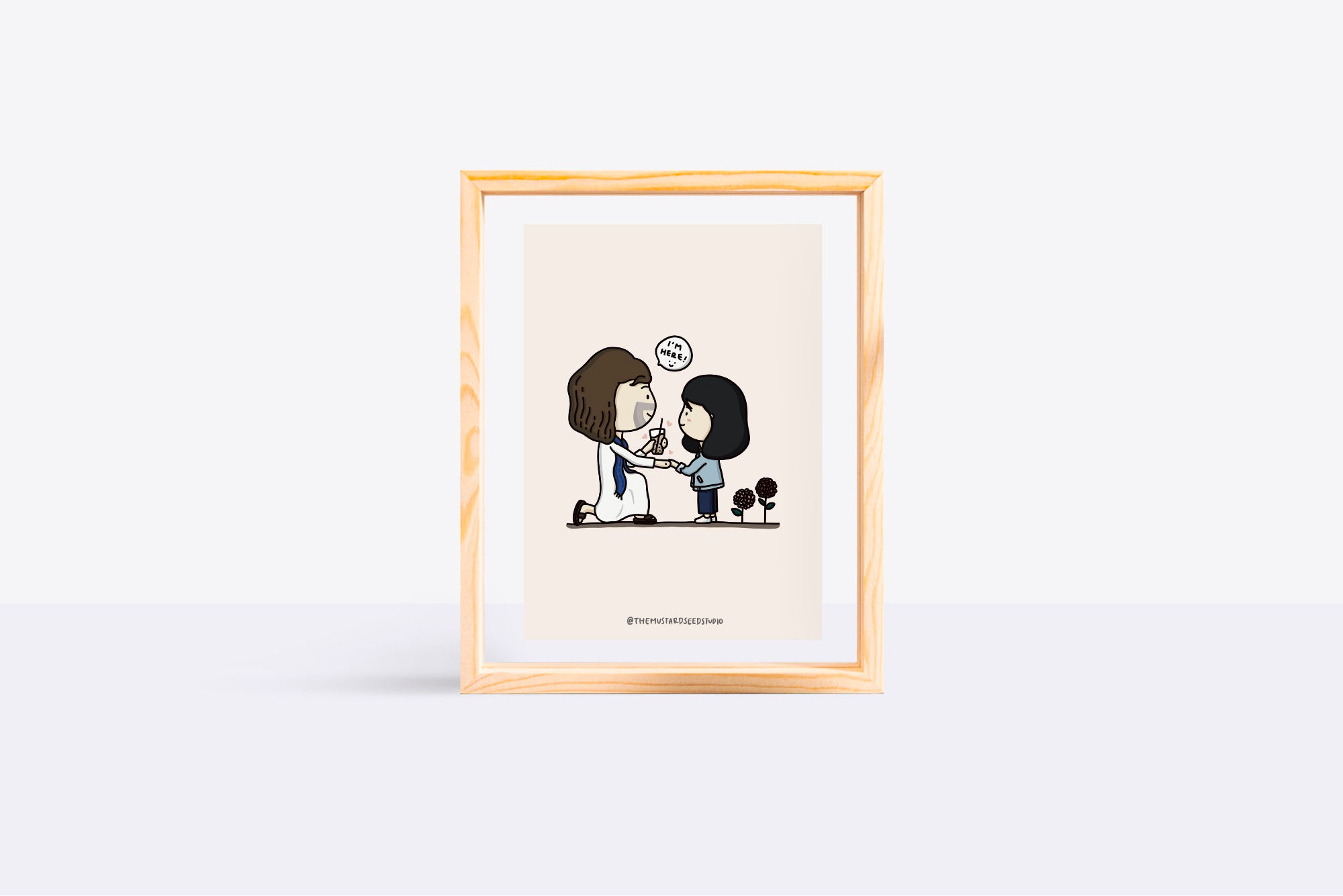 Psalms 91:15 | Framed Art Print