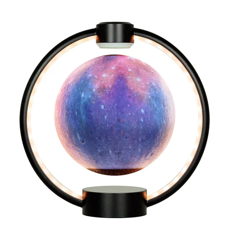 Thumbnail: Maglev Moon Light Bluetooth Speaker 3D Stereo Levitating Lamp Magnetic Levitatio