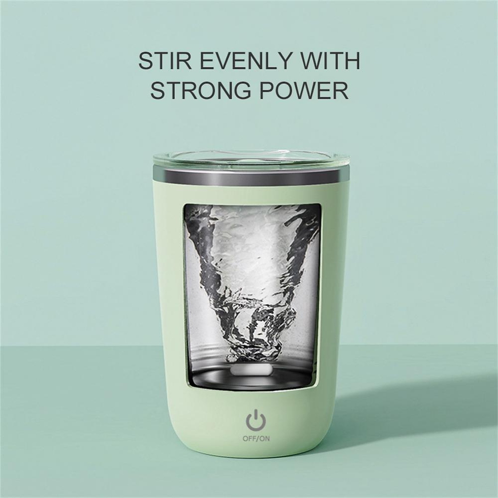 Thumbnail: 350Ml Automatic Self Stirring Mug Coffee Milk Juice Mixing Cup Electric Stainles