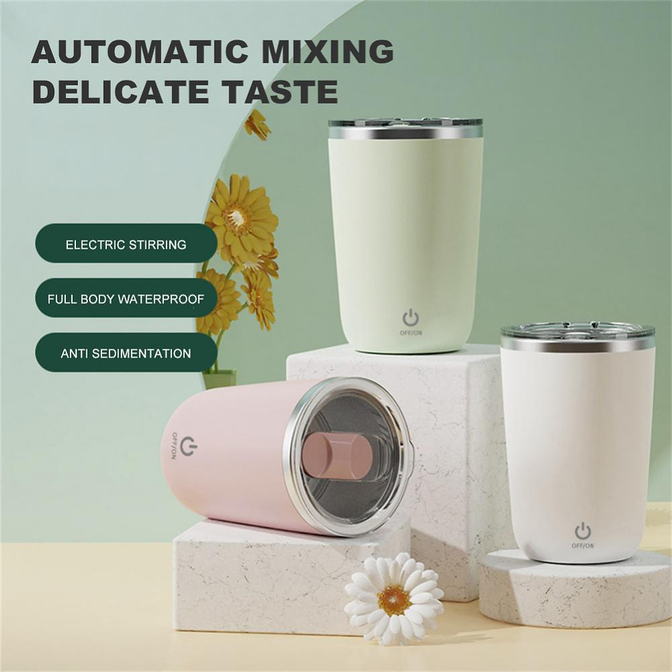 Thumbnail: 350Ml Automatic Self Stirring Mug Coffee Milk Juice Mixing Cup Electric Stainles