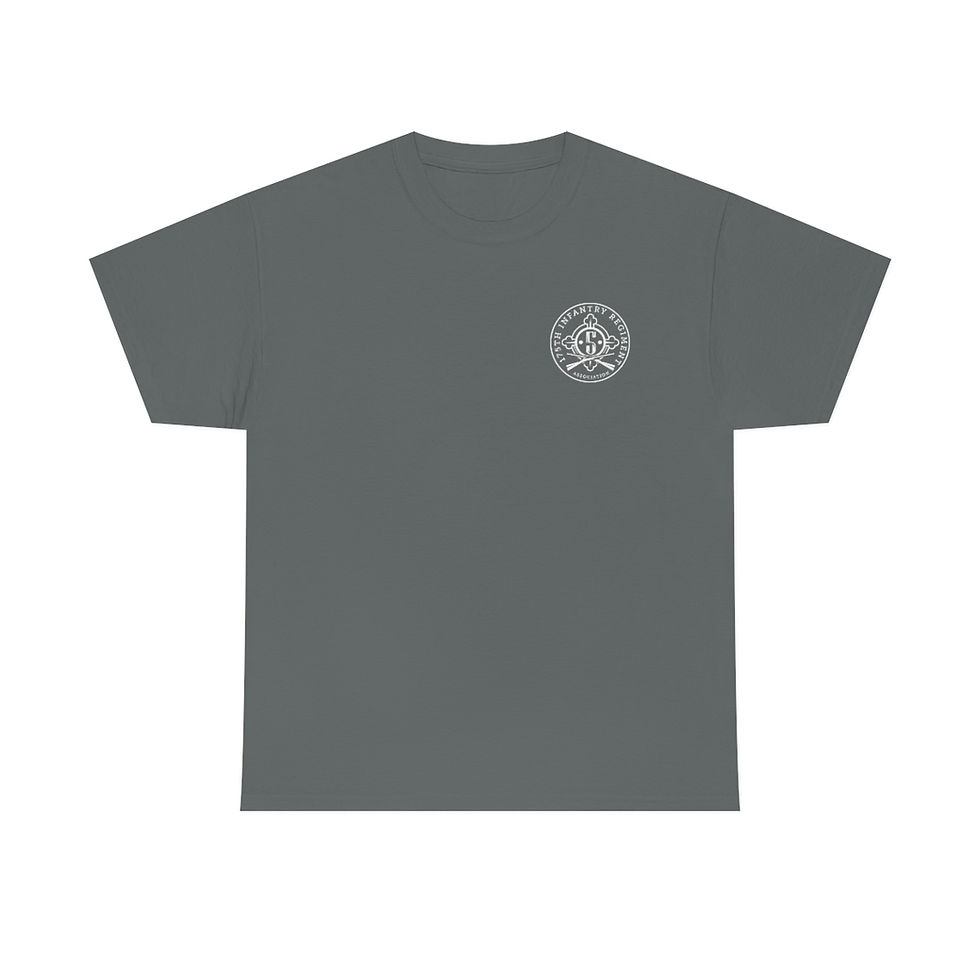 Thumbnail: 175th Infantry T-Shirt w/White Text (100% Cotton)