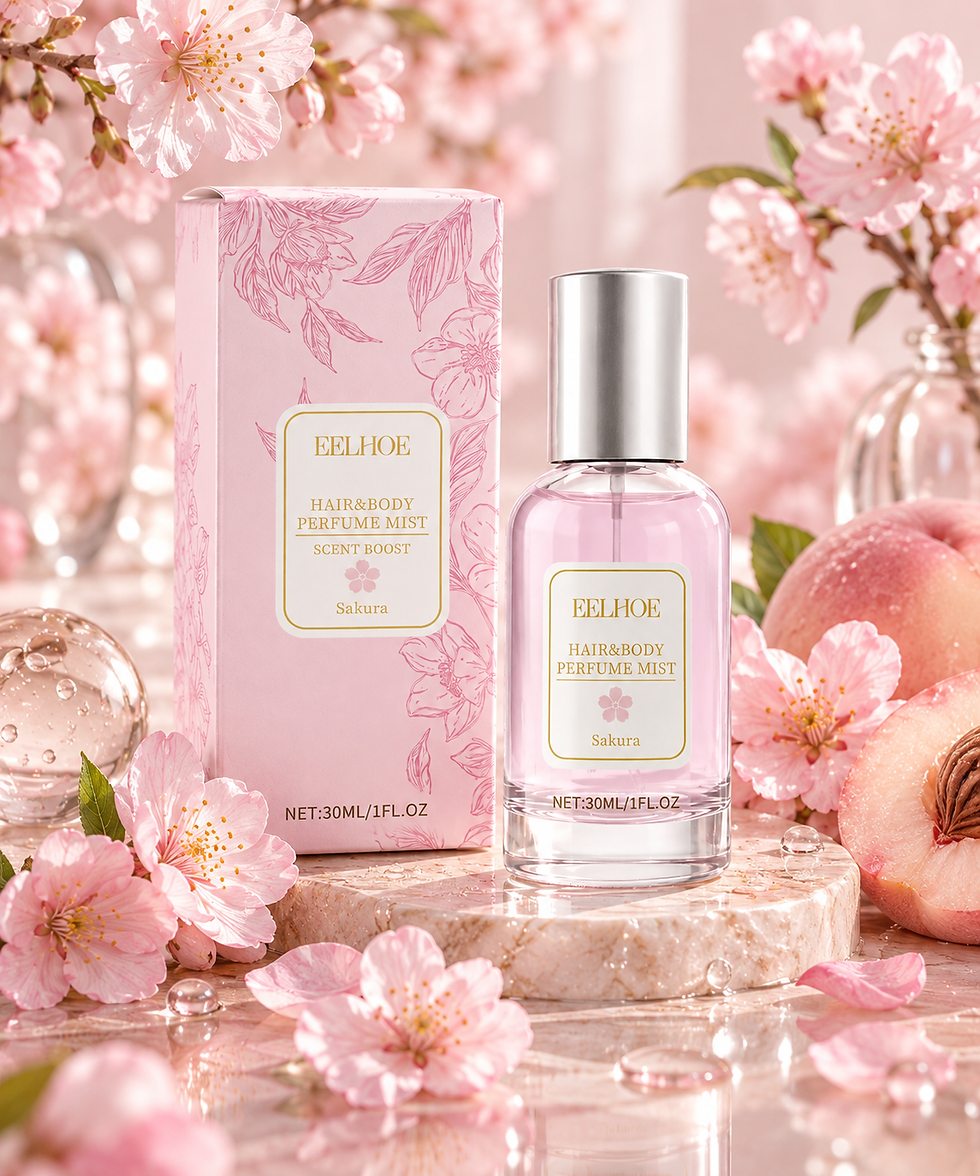 Thumbnail: EELHOE Cherry Blossom Hair & Body Perfume Mist Sakura Fragrance Spray