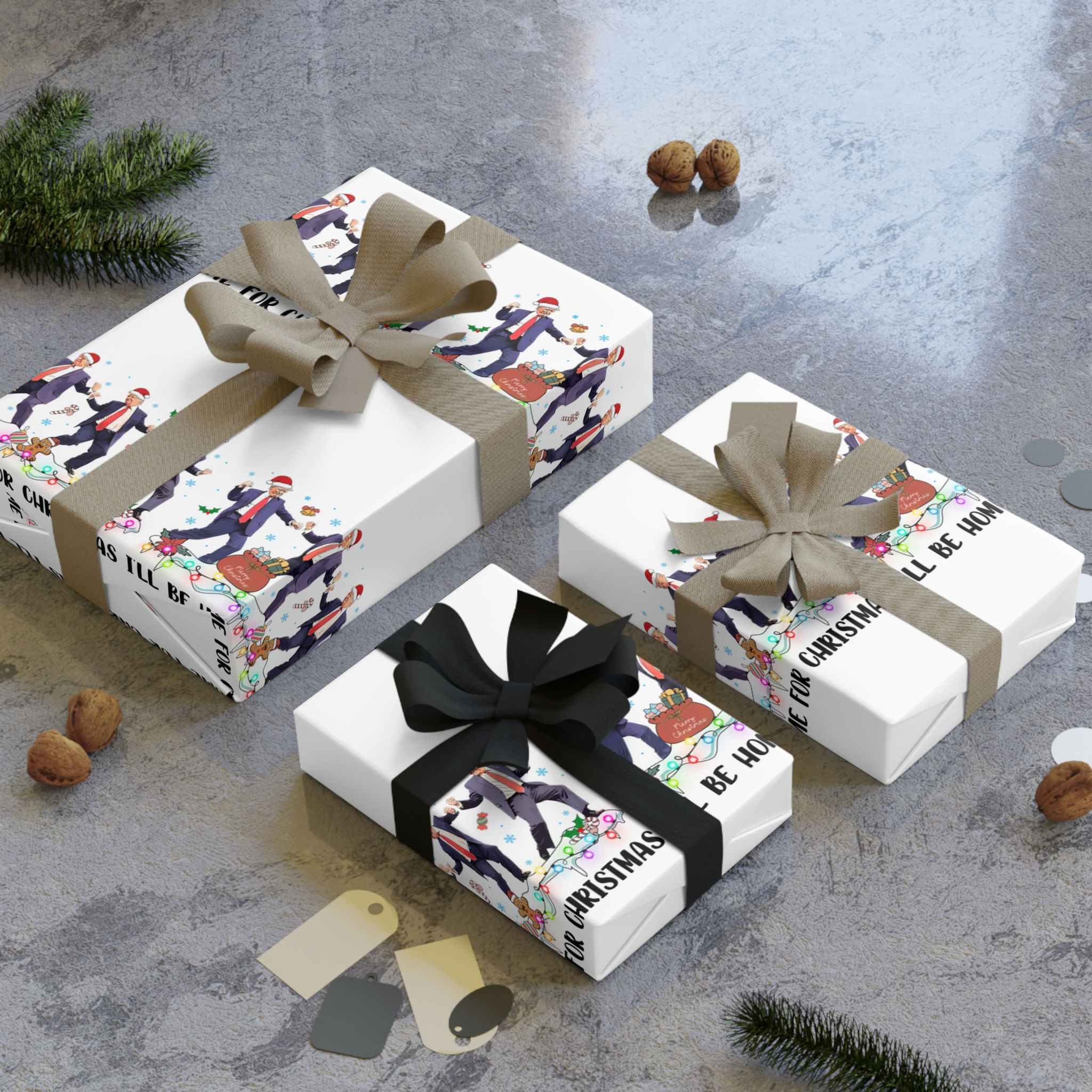 Gift Wrapping Paper Rolls, 1pc