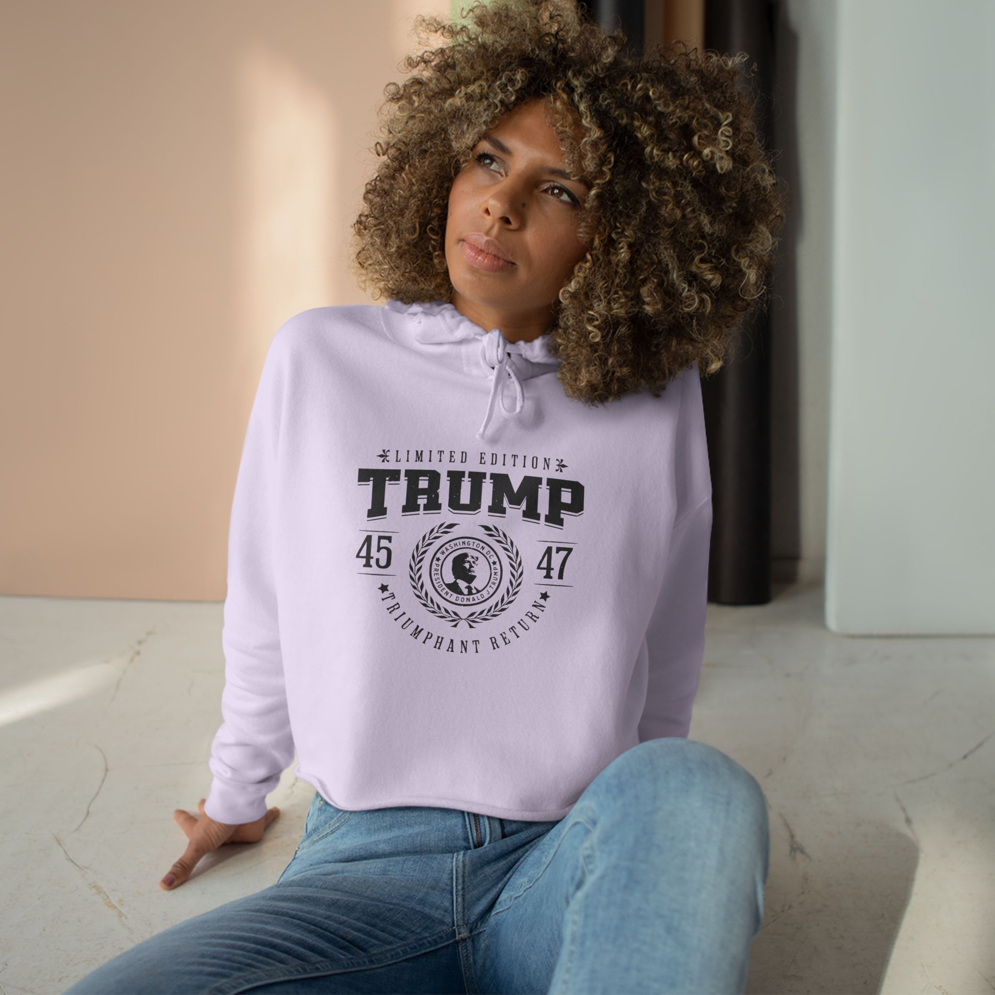 Limited Edition Trump Crop Hoodie