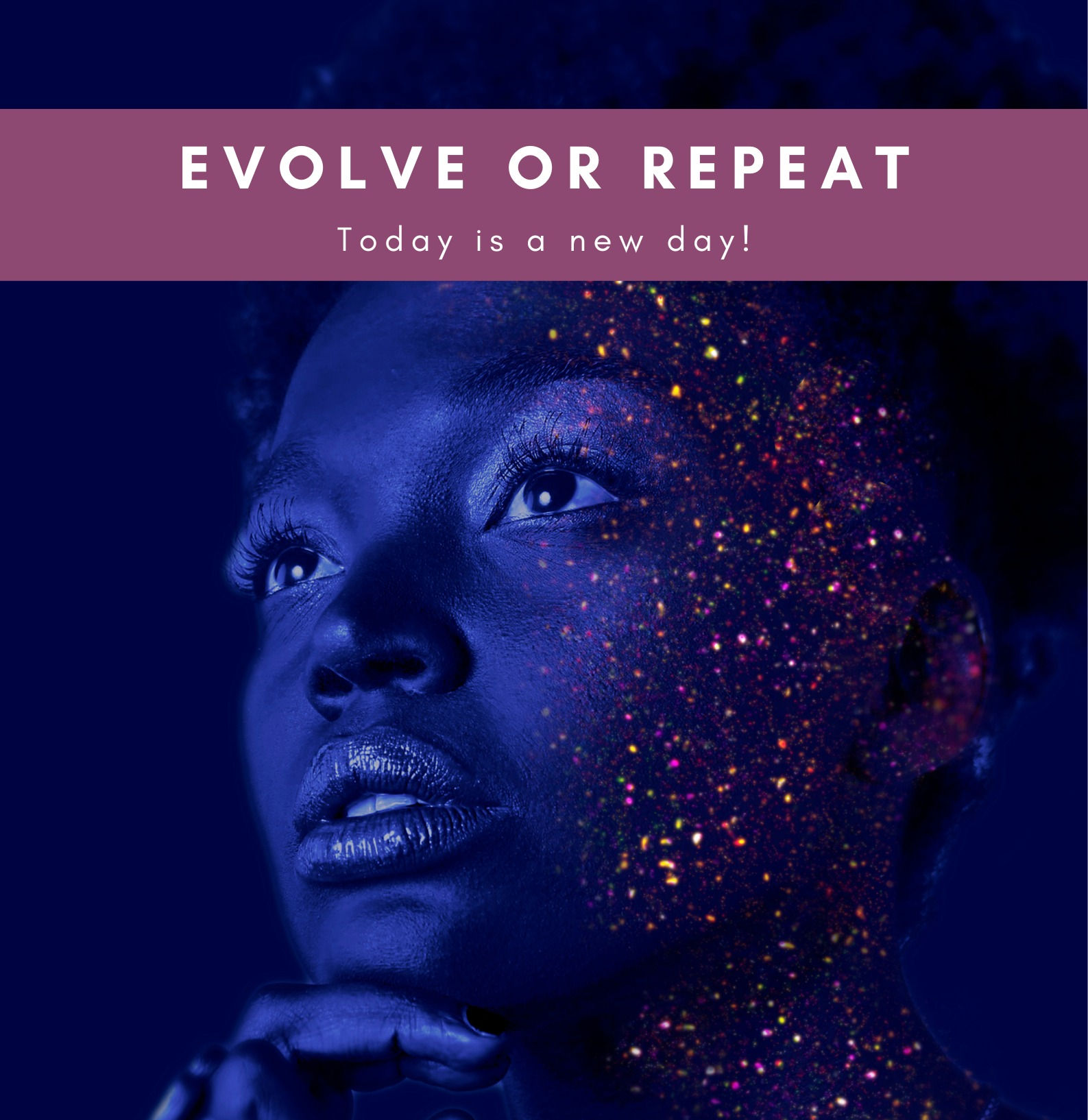 Evolve or Repeat printable wallpaper