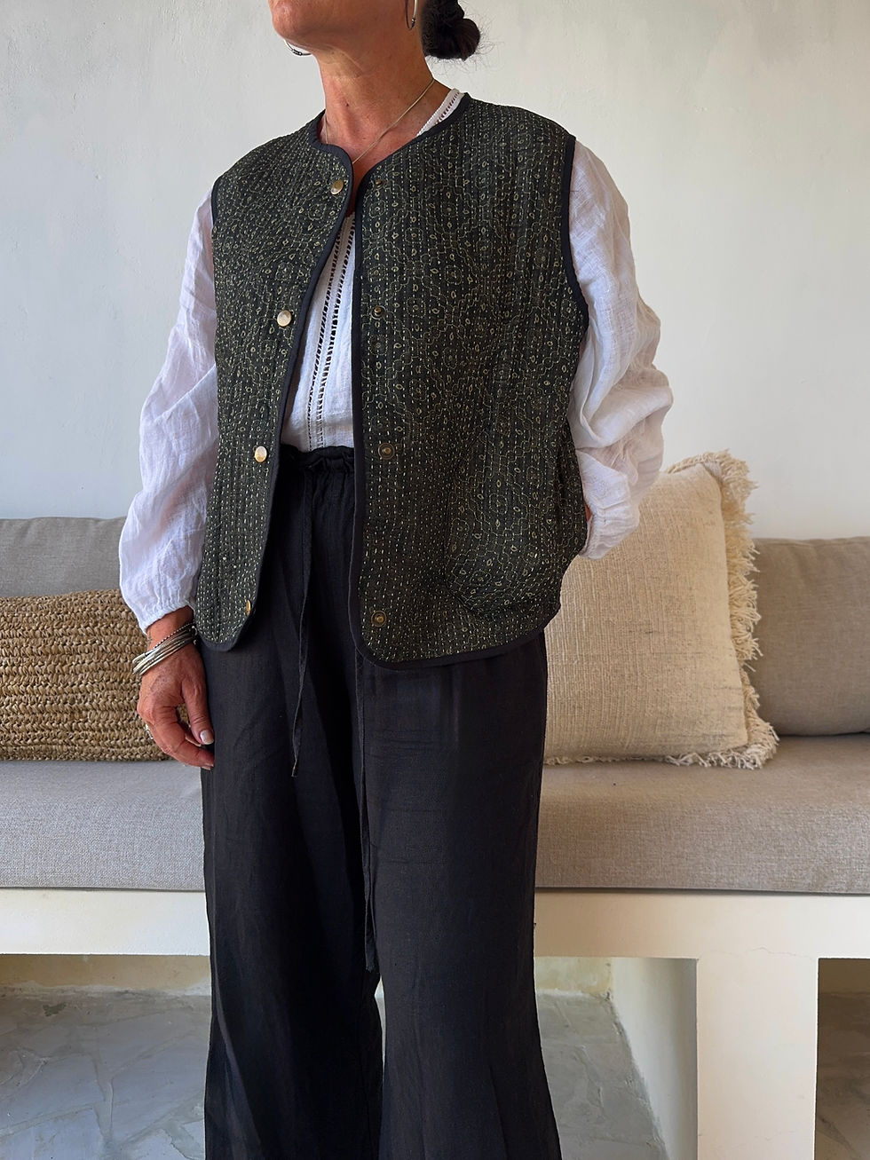 Thumbnail: MIRA Kantha Vest S/M