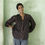 Thumbnail: SANA Blockprinted Shirt - Black 
