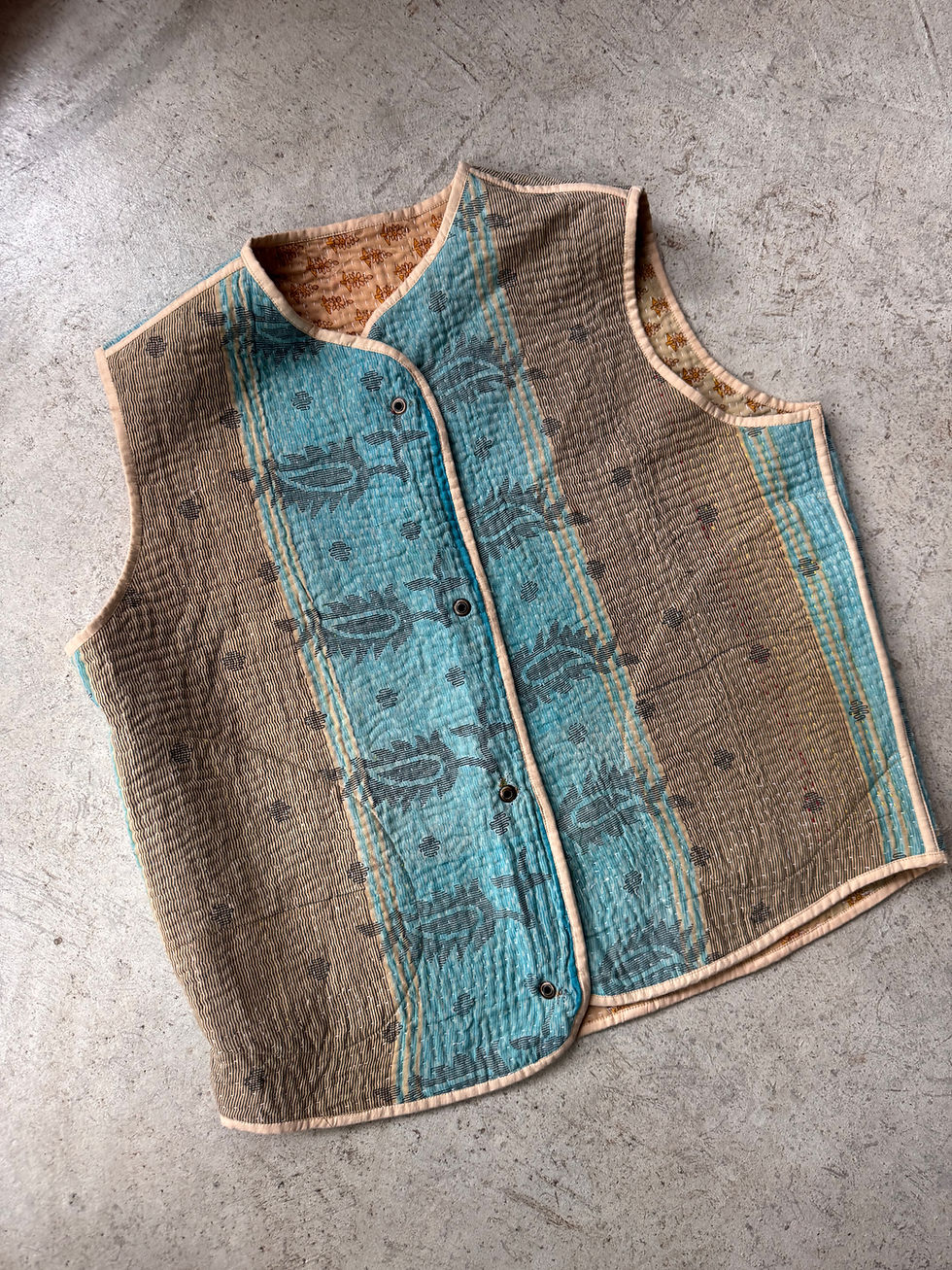 Thumbnail: MIRA Kantha Vest S/M