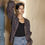 Thumbnail: SANA Blockprinted Shirt - Black 