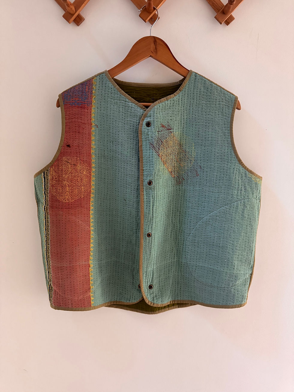 Thumbnail: MIRA Kantha Vest L/XL